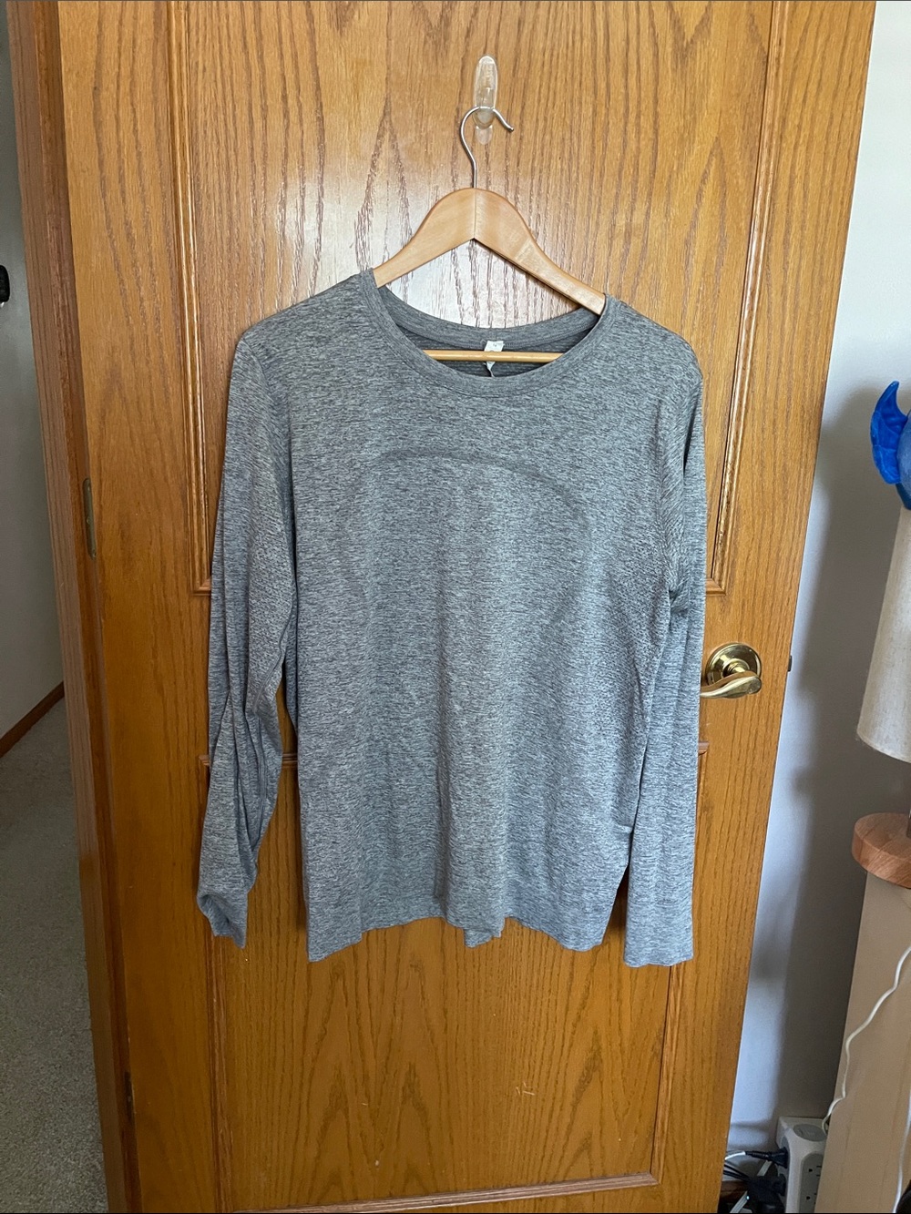 lululemon athletica Swiftly Gray Long Sleeve Crew Neck Top - Loose Fit